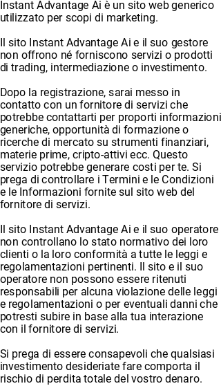Popup di rischio Mobile
